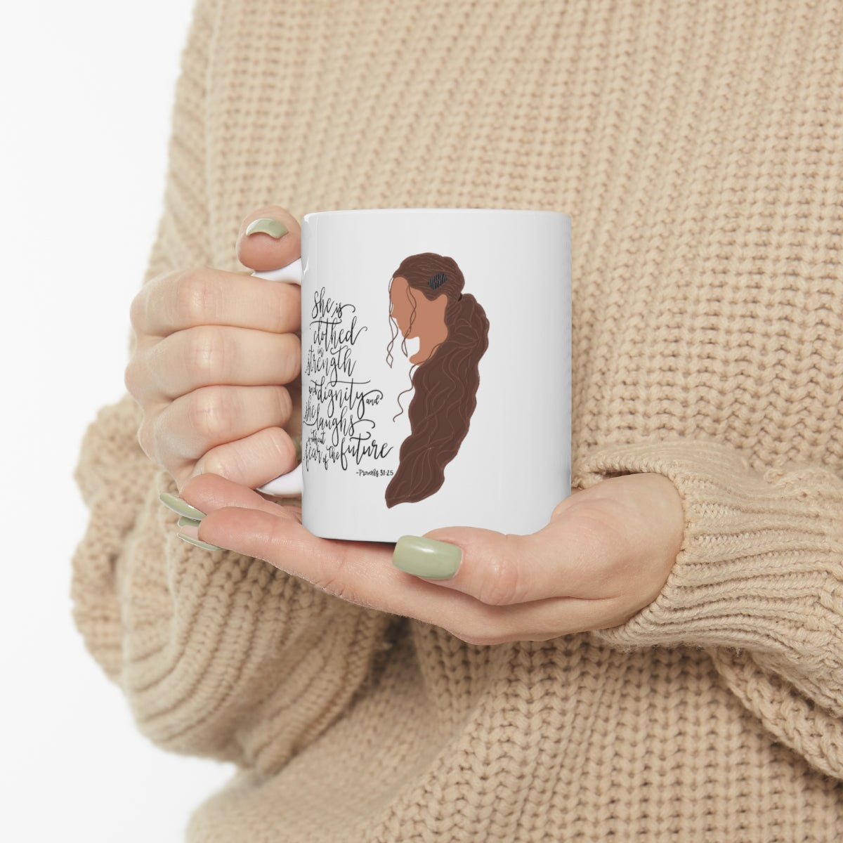 She Is Clothed... Ceramic Mug 11oz