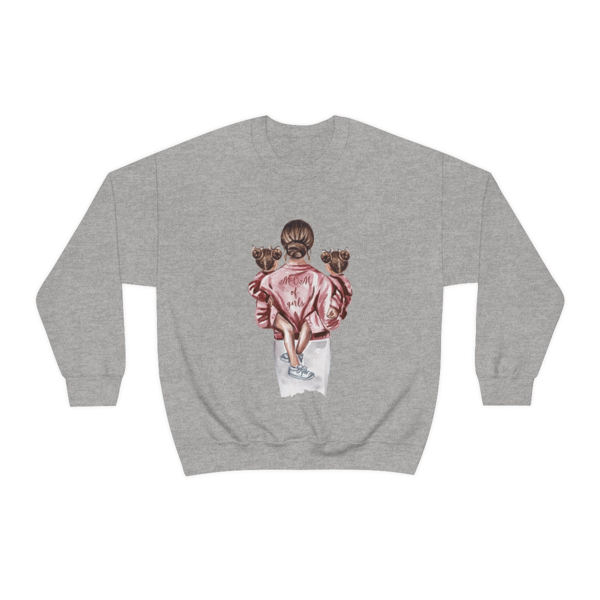 Girl Mom - Unisex Heavy Blend™ Crewneck Sweatshirt