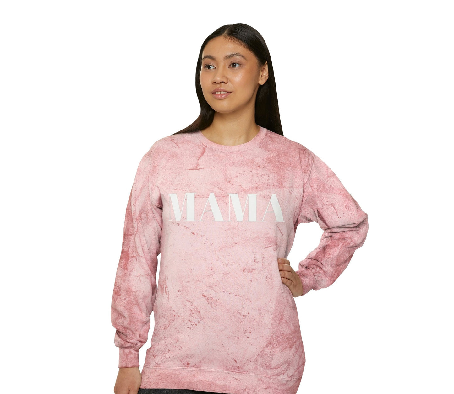 MAMA Color Blast Crewneck Sweatshirt