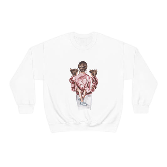 Girl Mom - Unisex Heavy Blend™ Crewneck Sweatshirt