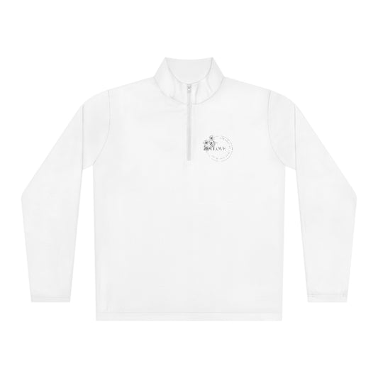 Love, Because He First Loved Us...Unisex Quarter-Zip Pullover