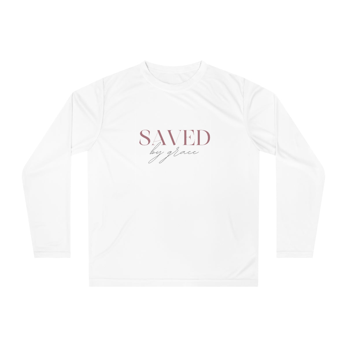 Saved By Grace Unisex Performance Long Sleeve Shirt