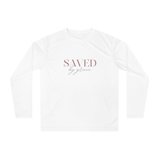 Saved By Grace Unisex Performance Long Sleeve Shirt