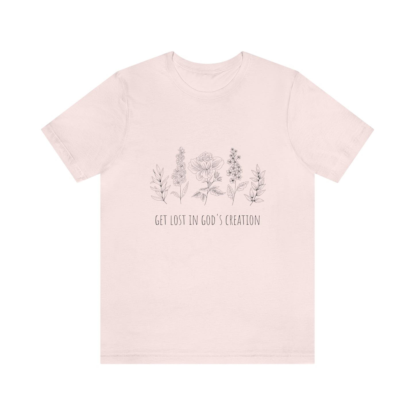 Get Lost In God's Creation Jersey Short Sleeve Tee