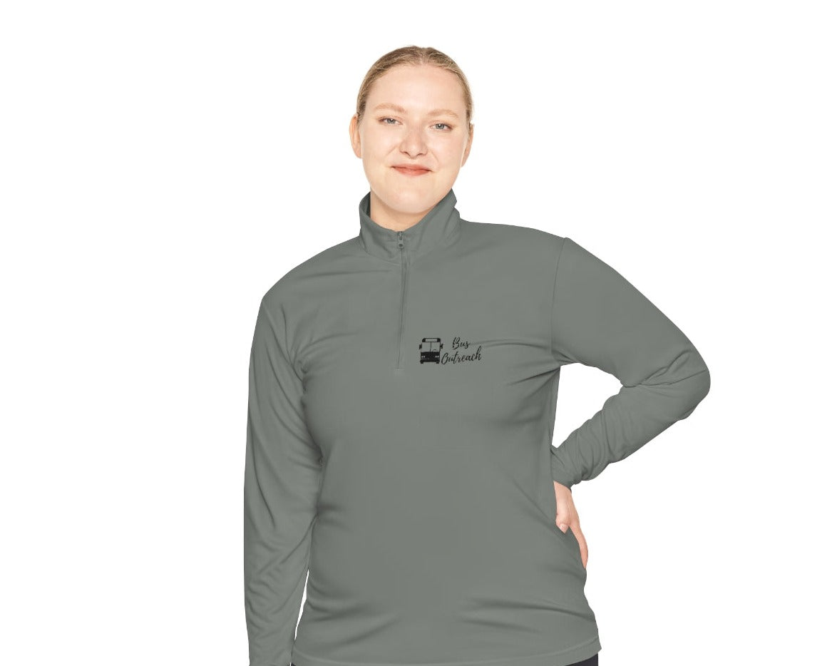 BUS OUTREACH - Unisex Quarter-Zip Pullover