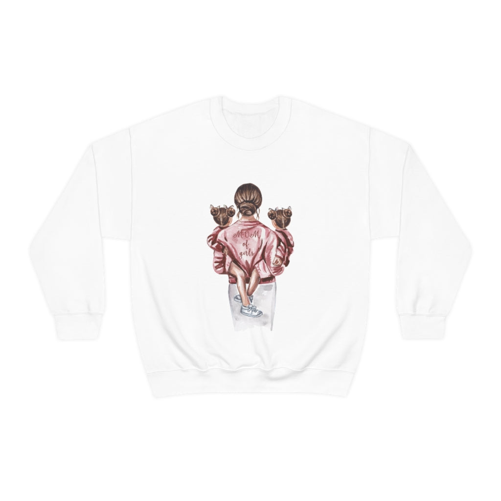 Girl Mom - Unisex Heavy Blend™ Crewneck Sweatshirt