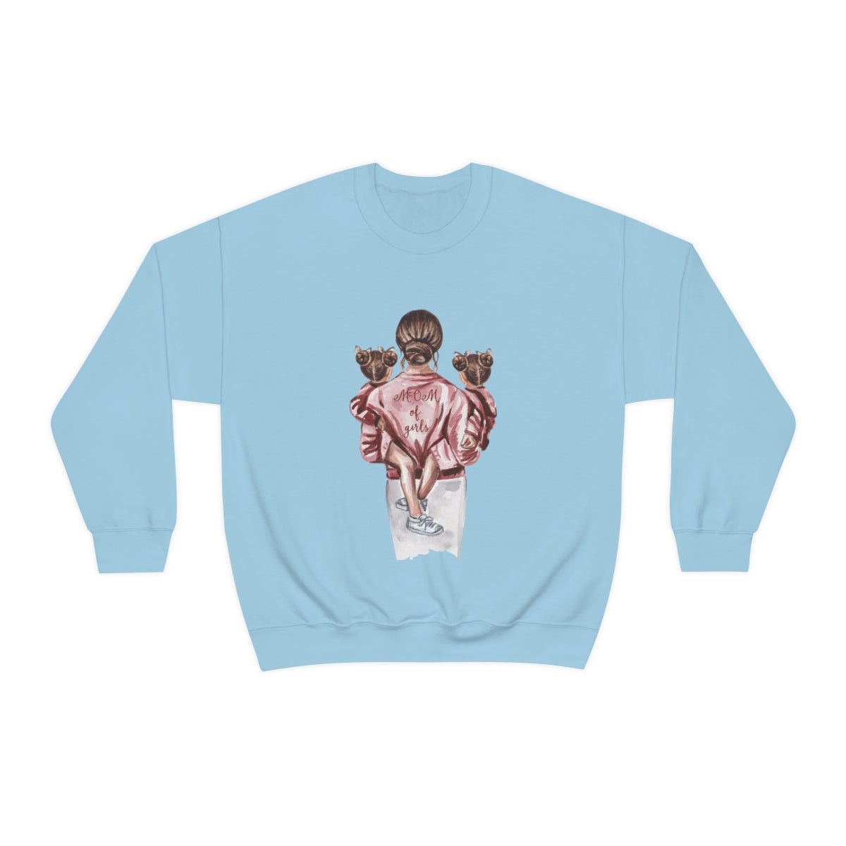 Girl Mom - Unisex Heavy Blend™ Crewneck Sweatshirt