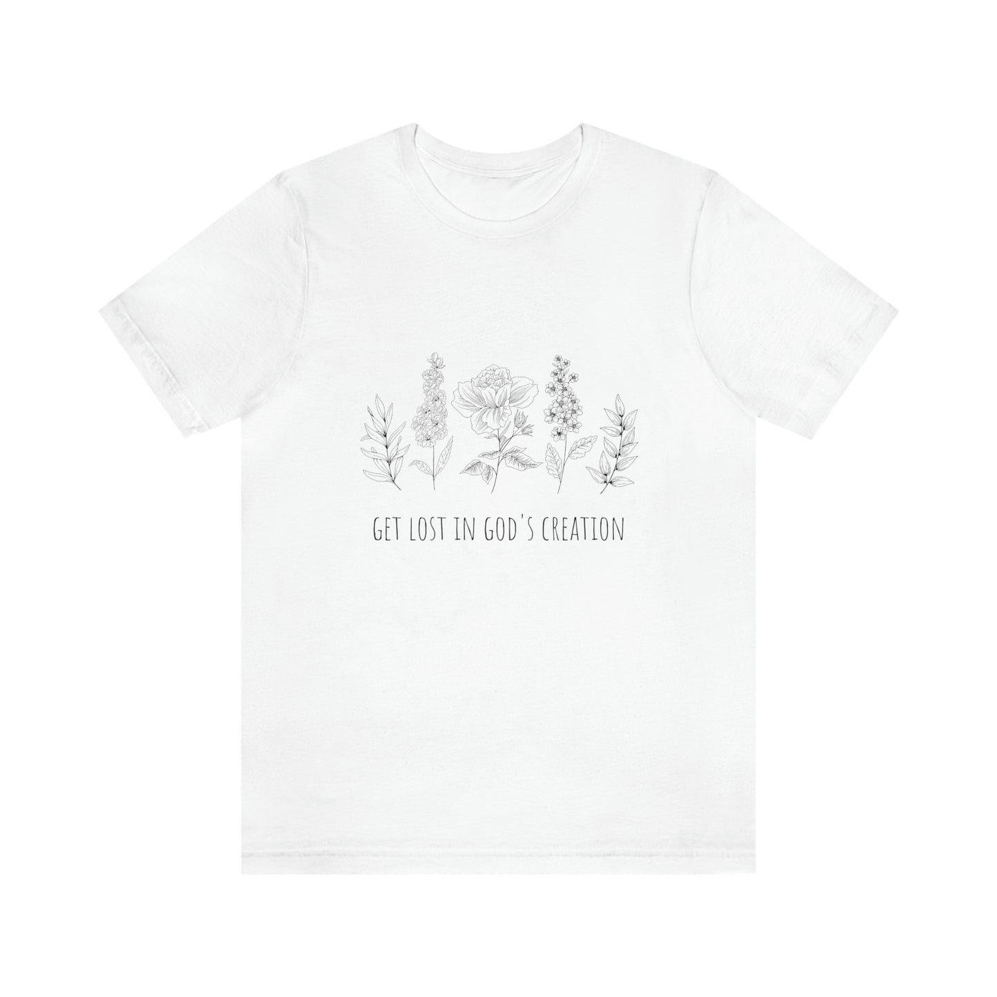 Get Lost In God's Creation Jersey Short Sleeve Tee