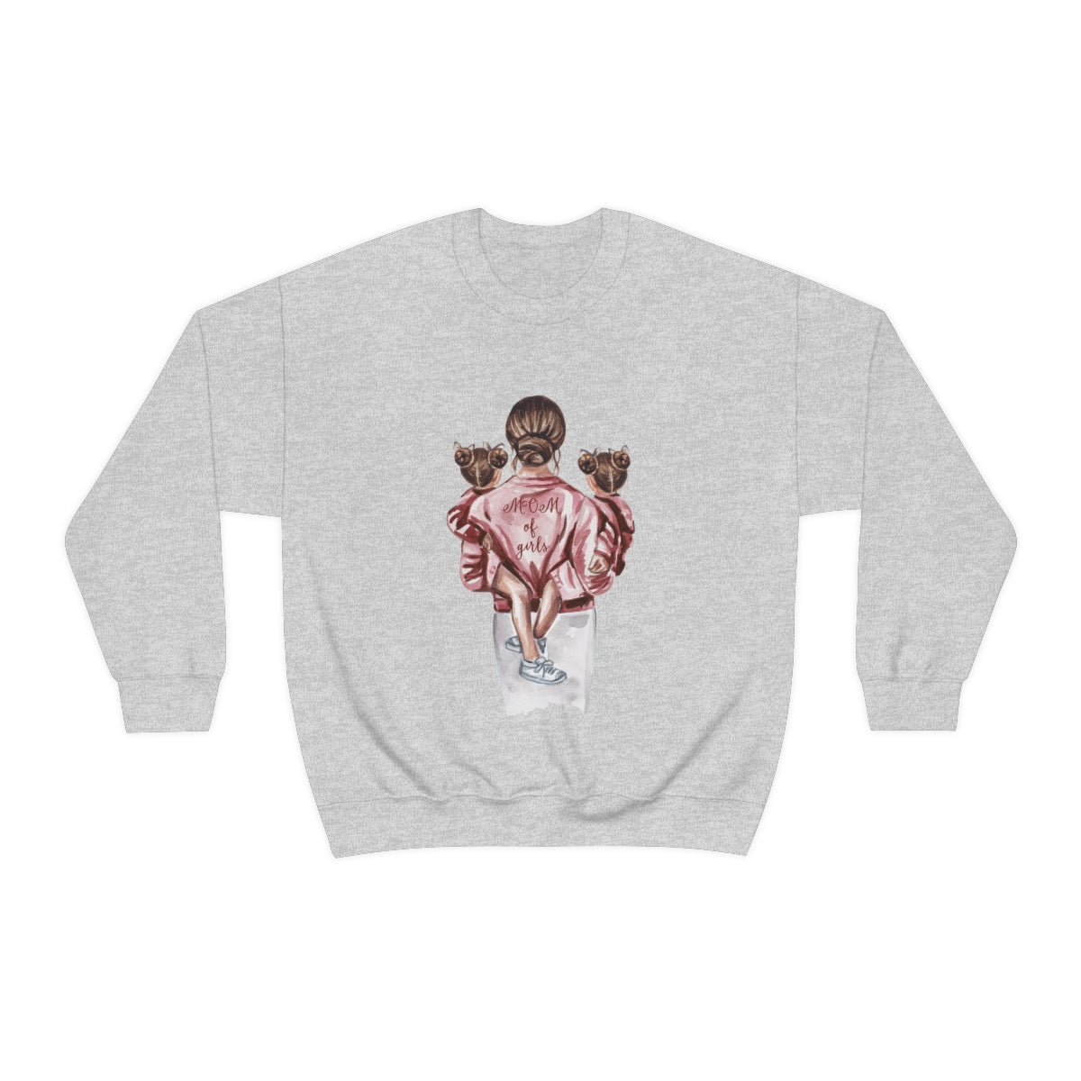 Girl Mom - Unisex Heavy Blend™ Crewneck Sweatshirt