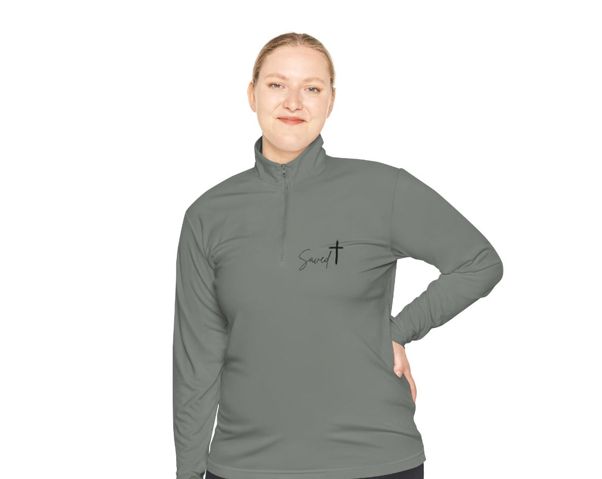 Saved Unisex Quarter-Zip Pullover