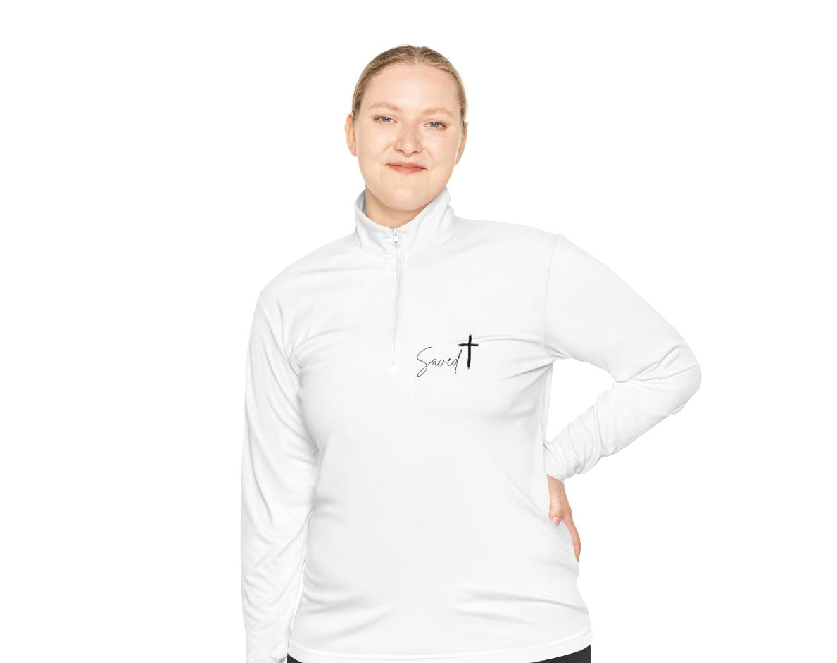 Saved Unisex Quarter-Zip Pullover