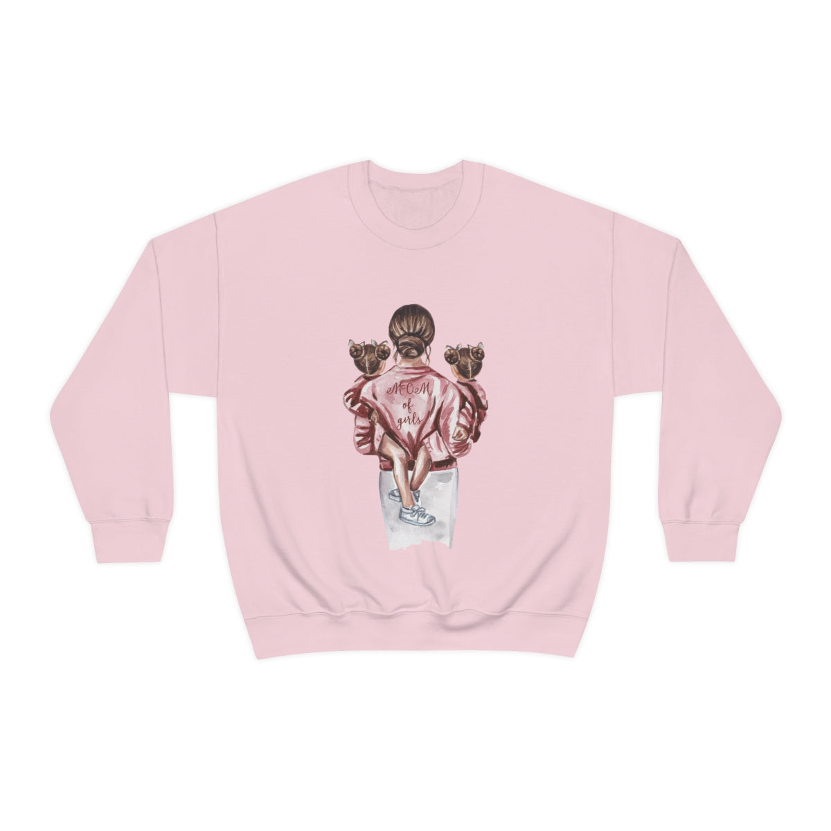 Girl Mom - Unisex Heavy Blend™ Crewneck Sweatshirt